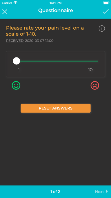 iPostOp Screenshot