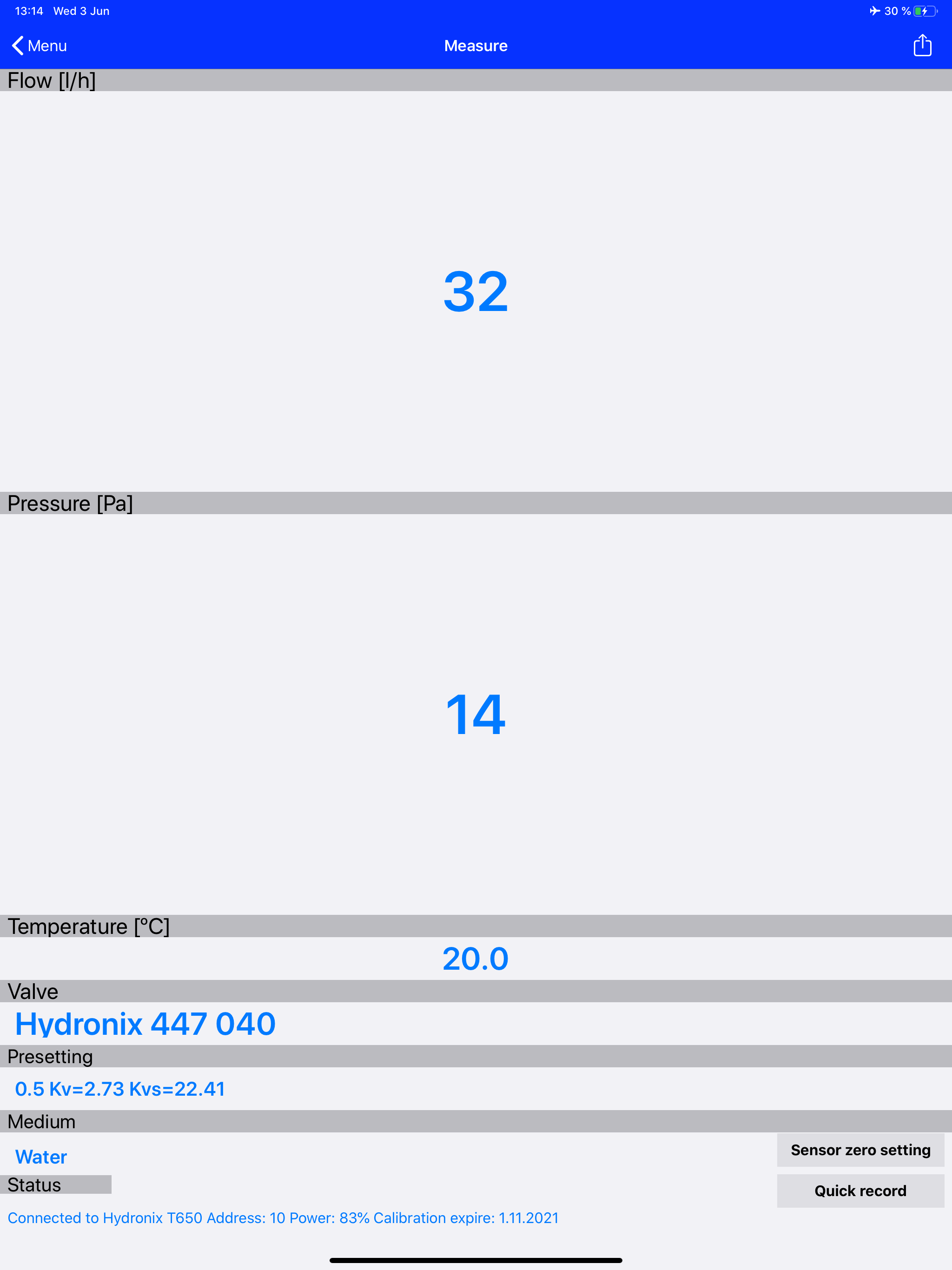 Hydronix T650 screenshot 9