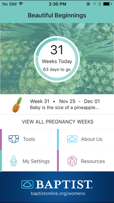 Baptist Beautiful Beginnings Screenshot 1 - AppWisp.com Baptist Beautiful Beginnings Screenshot 1 - AppWisp.com