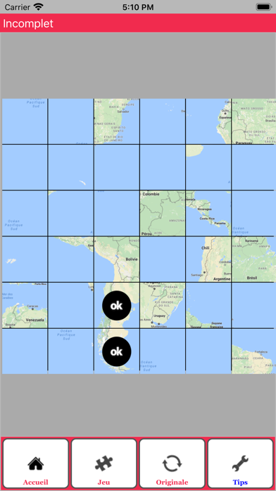 Screenshot #3 pour GeoPuzzleSudAmerique