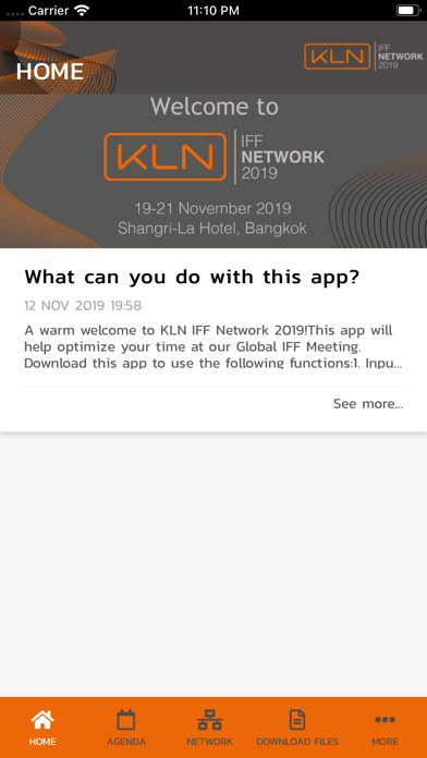 Screenshot #1 pour KLN IFF Network 2019