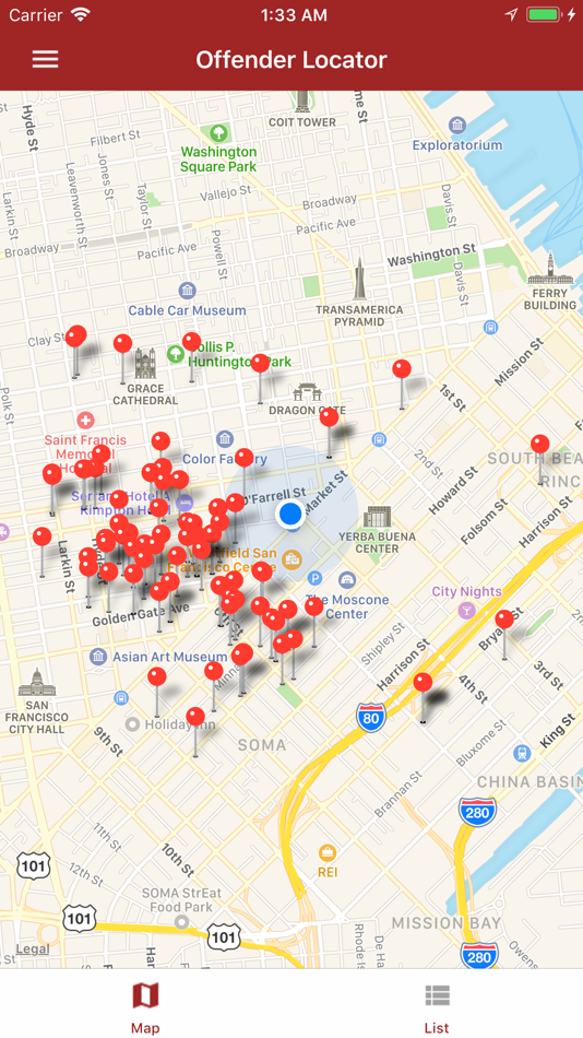 #1. Offender Locator (iOS) 由: Offender Locator Inc.