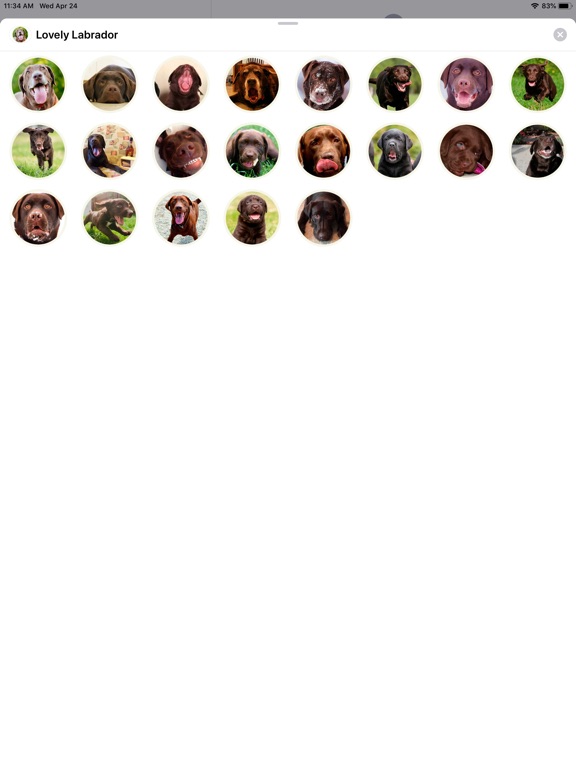 Lovely Labrador Sticker Pack image #1