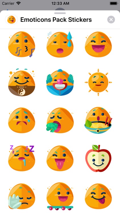 Emoticons Pack Stickers