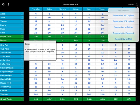 Yatzy Scorecardのおすすめ画像2