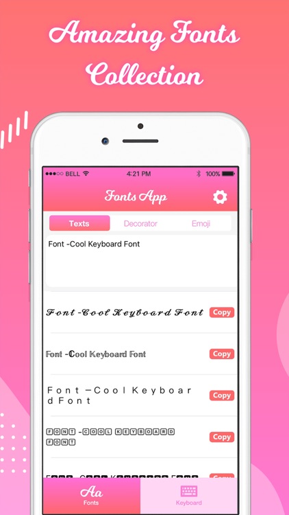 Fonts: Keyboard