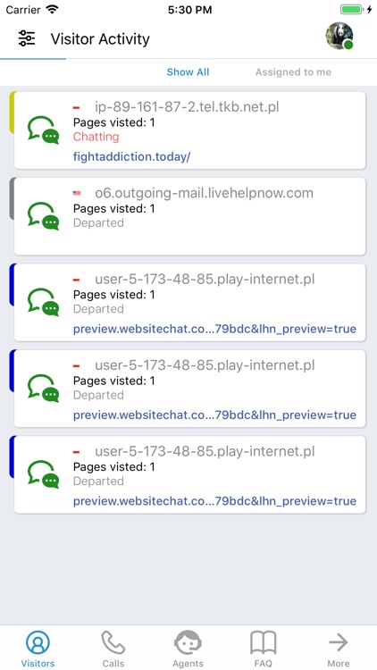LiveHelpNow Help Desk