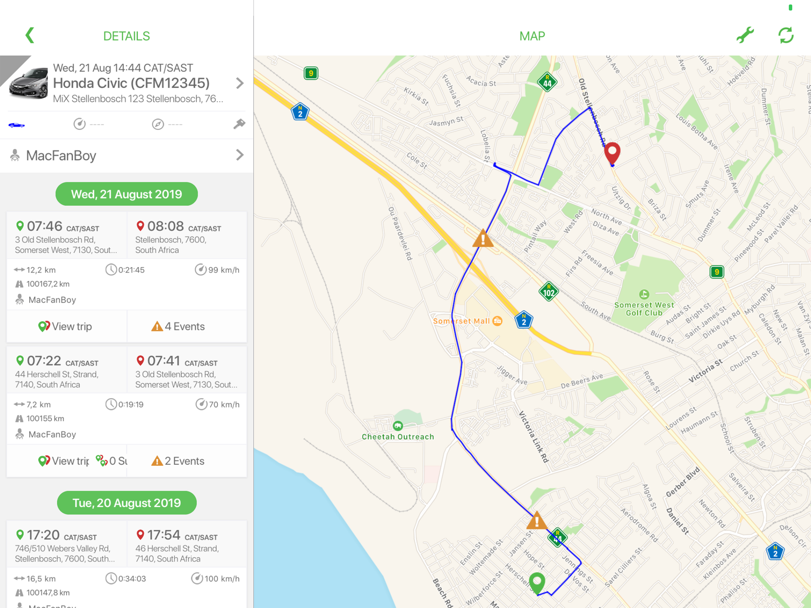 MiX Fleet Manager Mobile screenshot 10