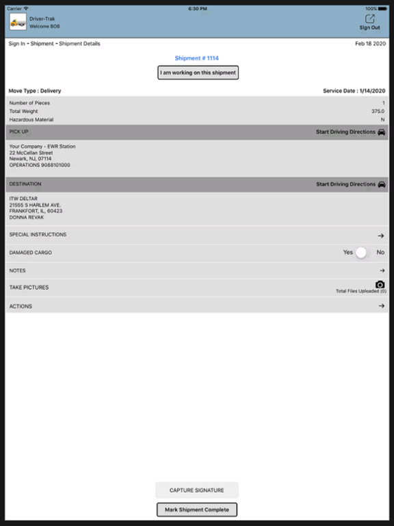 Screenshot #6 pour Driver-Trak