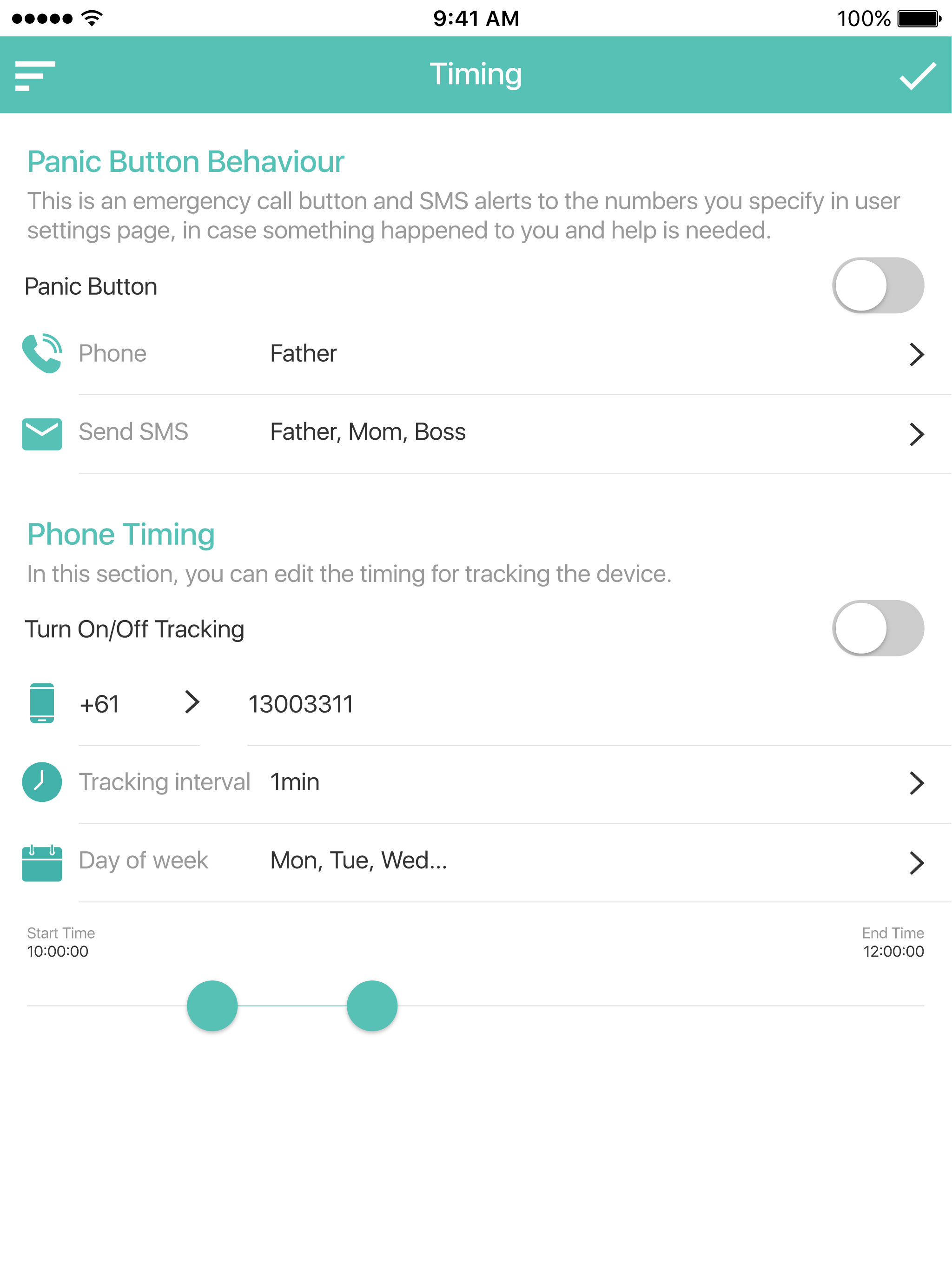 QT PhoneTrack screenshot 10