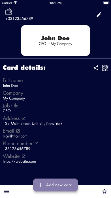 Screenshot #3 pour My BusyCard