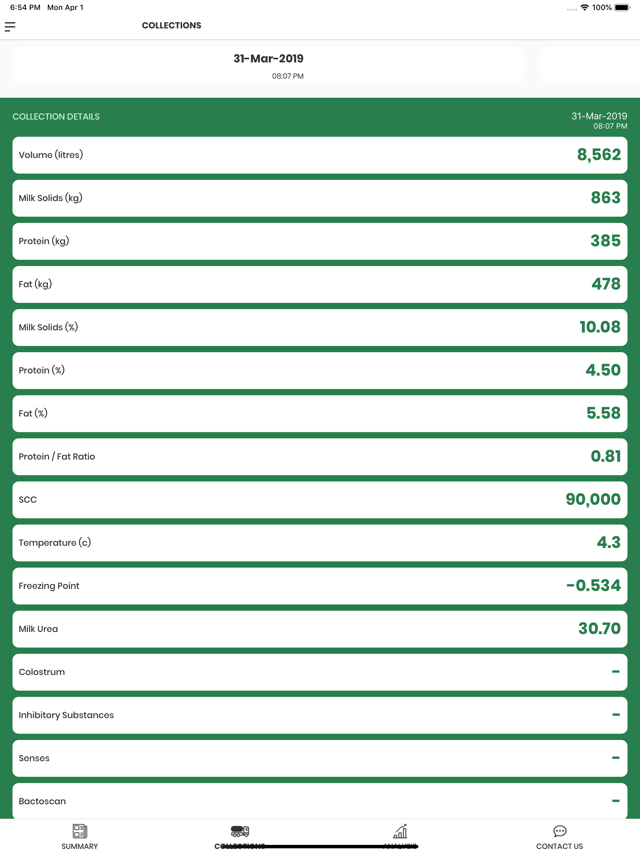 Mataura Milk Data Analyser screenshot 8