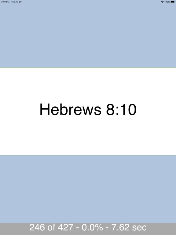 BQ Verse Cards - Team iPad screenshot 7 - Education app