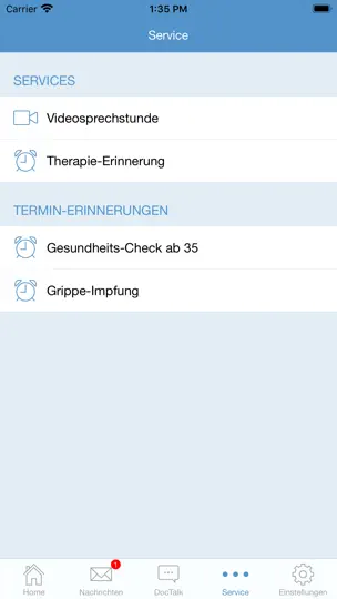 Screenshot von PraxisApp - Innere Medizin auf dem iPhone 3