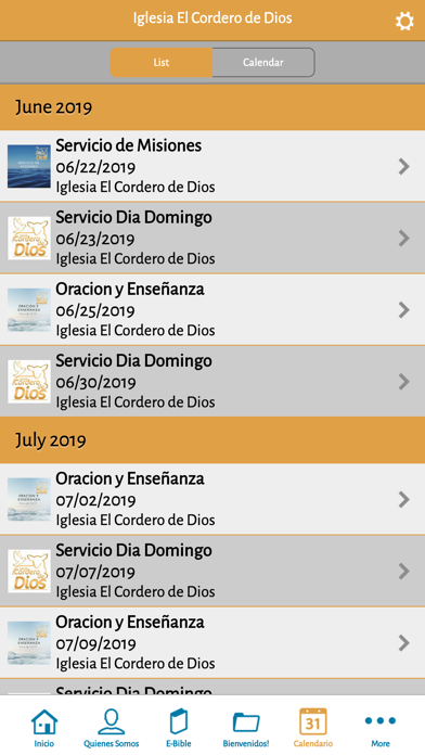 IGLESIA EL CORDERO DE DIOS iPhone screenshot 5 - Lifestyle app