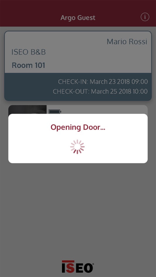 #4. ISEO Argo Guest (iOS) 由: ISEO Serrature S.p.a.
