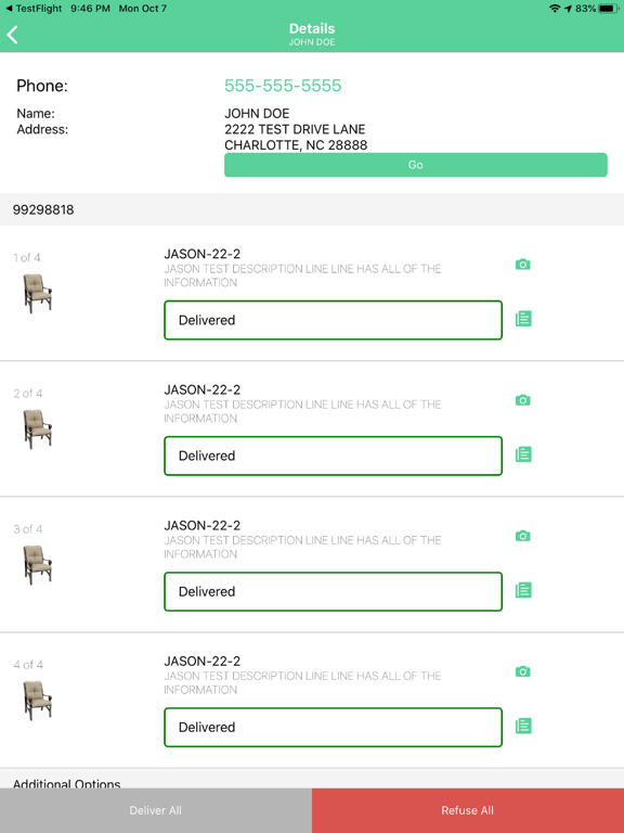 FROG Truck Dispatch iPad screenshot 2 - Business app