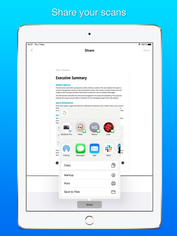 Screenshot #4 for Scanner PDF Docs & Images