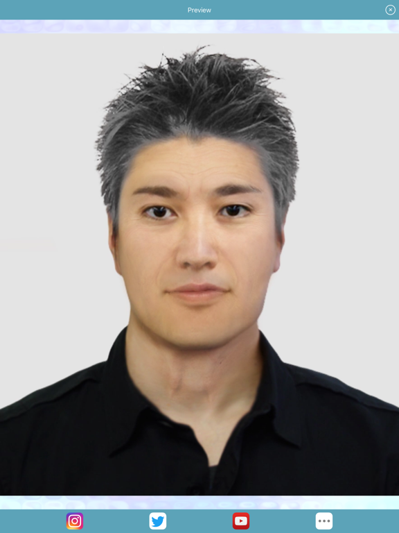 HourFace: 3D Aging Photo iPad screenshot
