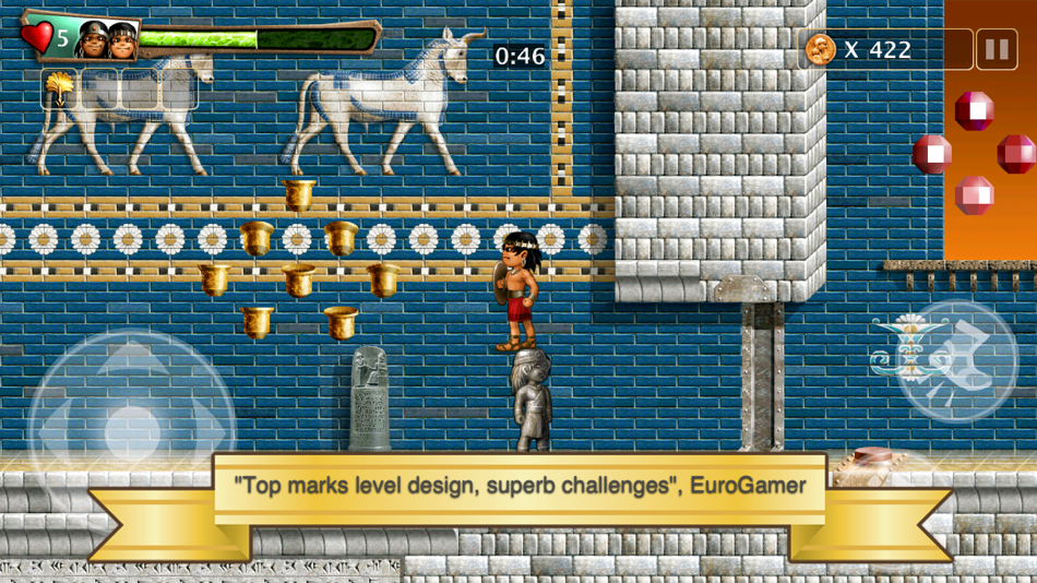 #4. Babylonian Twins Platformer (iOS) 由: BitHunch LLC