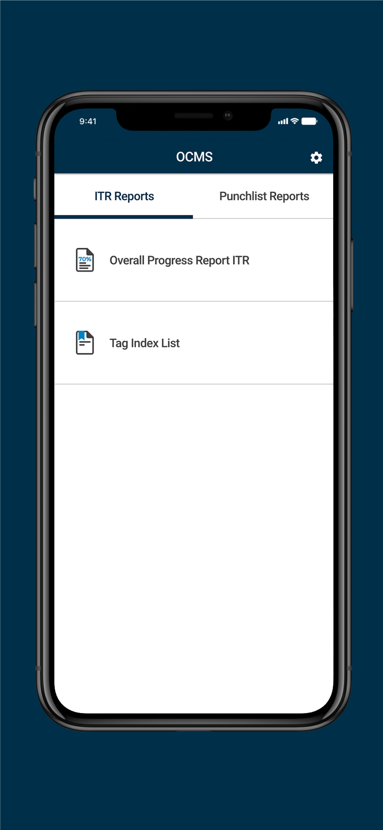 MHB OCMS screenshot 2