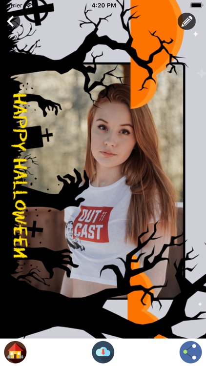 Halloween Photo Frame Creator screenshot-6
