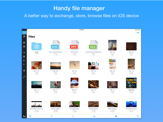 File Hub Pro by imoreapps iPad app afbeelding 1