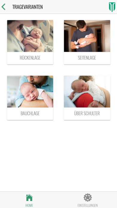 INSELhealth - baby handling Screenshot