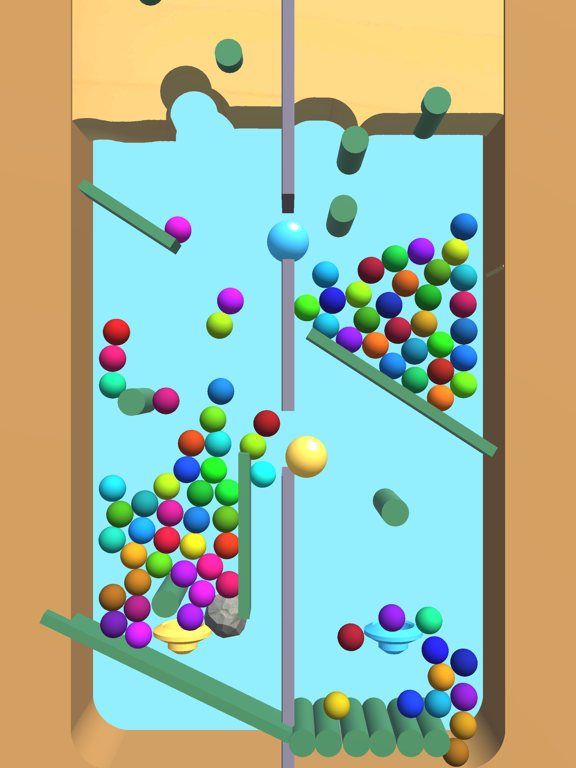 Dig Sand Color Ball iPad screenshot 8 - Games app