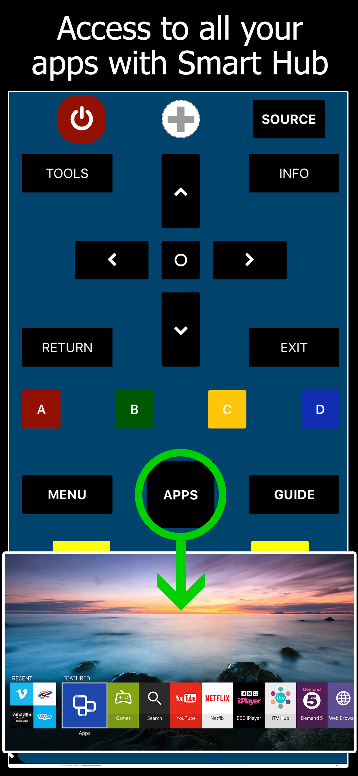 Remote TV for Samsung