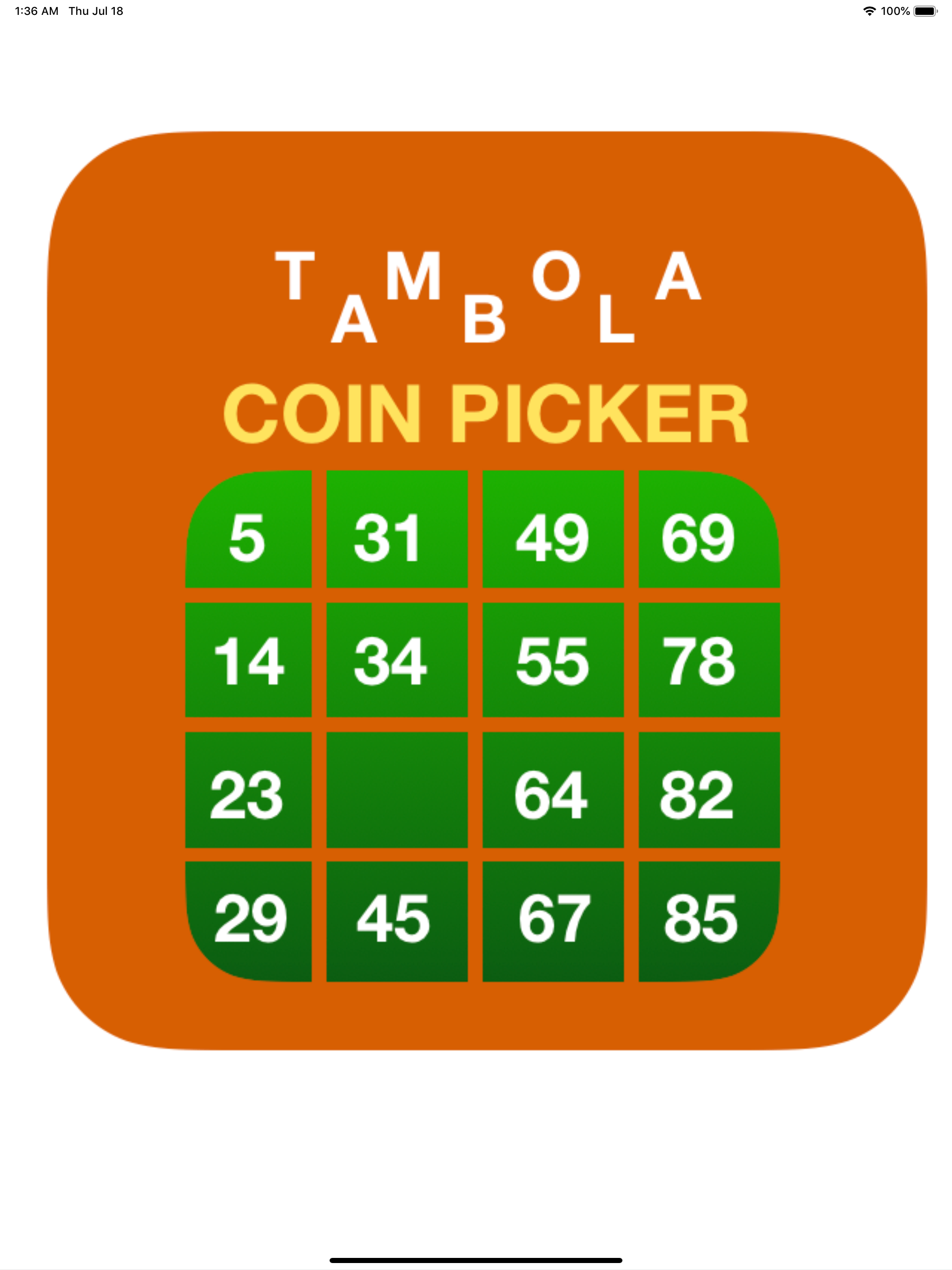 Coin Picker - Tambola
