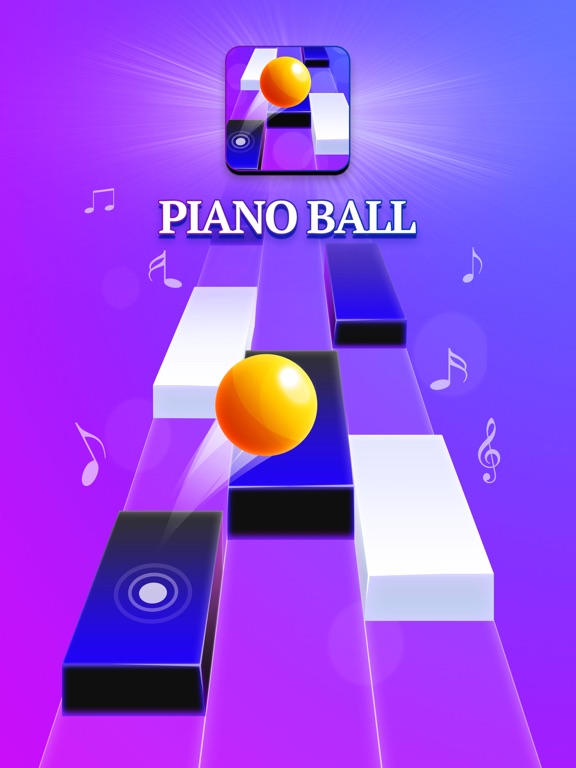 Piano Ball: Run On Music Tilesのおすすめ画像1