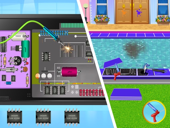 My Family Mansion Cleaning iPad screenshot