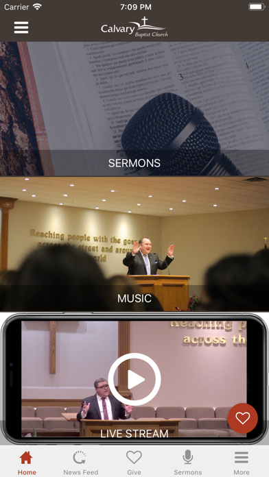 Calvary Baptist Church - King Screenshot