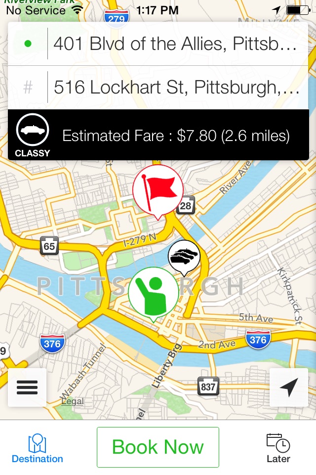 Pittsburgh Taxi screenshot 4