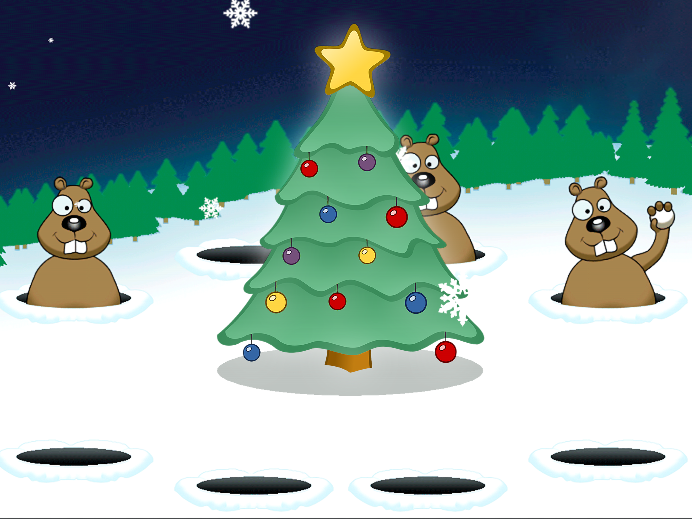 Snowball Hamster Fight Xmas