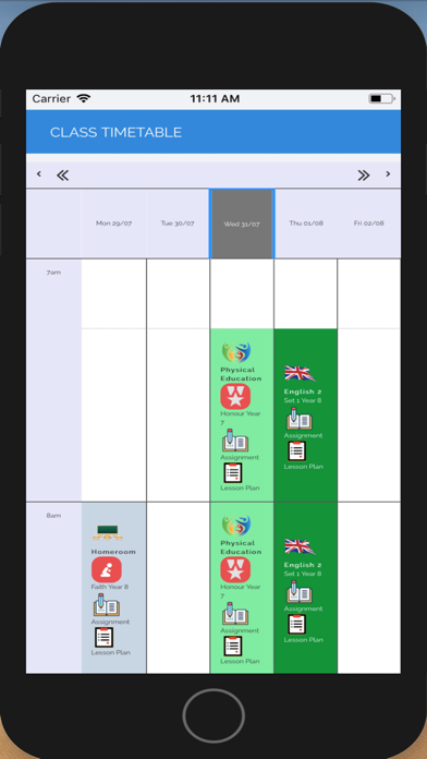 WMSPI School Portal Screenshot