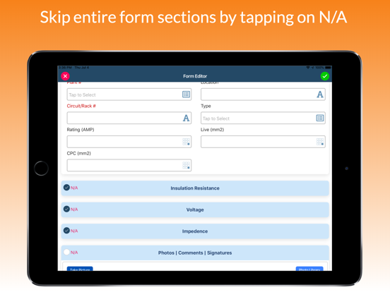 XForms Mobile iPad screenshot