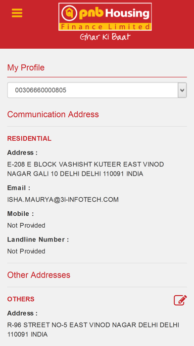 PNB Housing Customer Portal Screenshot