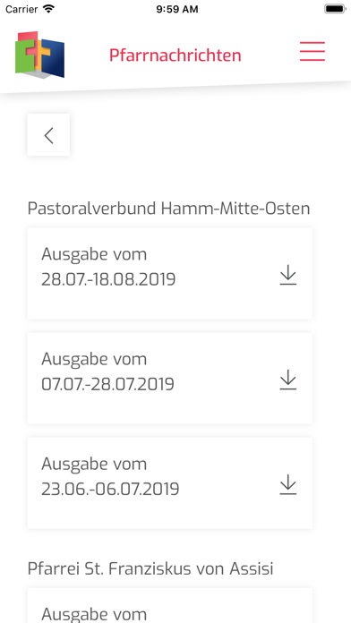 Pastoraler Raum Hamm Screenshot