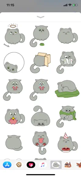 Game screenshot Cute Cat Emoji Funny Stickers mod apk