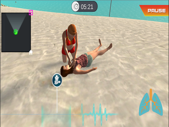 Screenshot #4 pour Emergency Beach Rescue Game