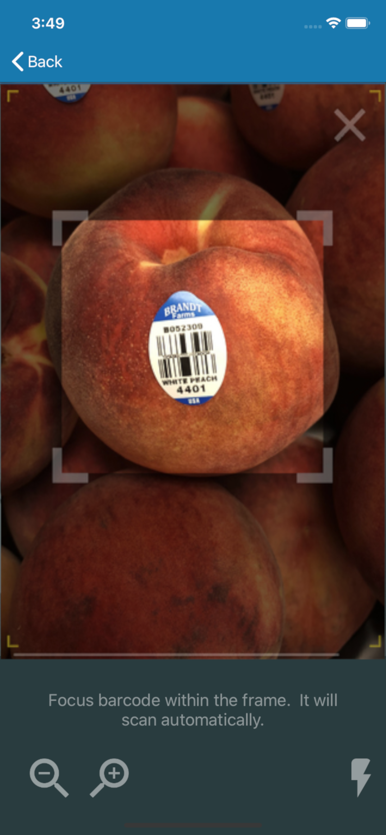 CLAIR + Produce Scanner