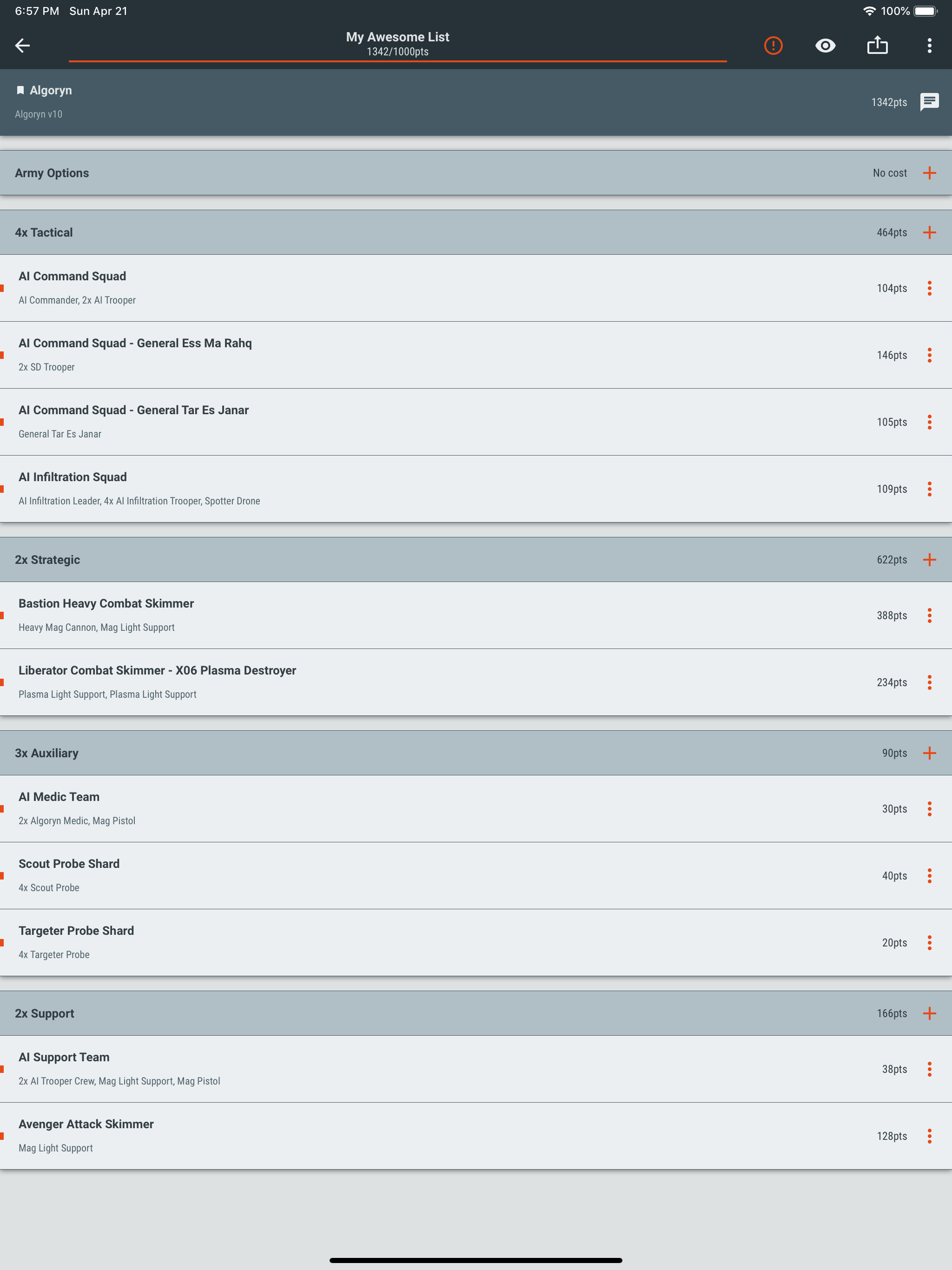 BattleScribe screenshot 4