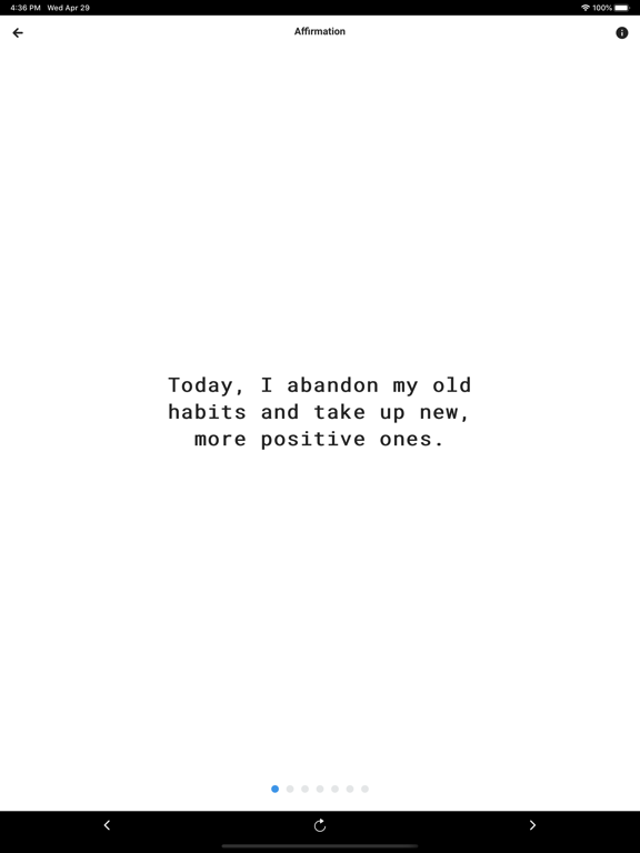 Happy - A Mental Health App iPad screenshot 4 - Health & Fitness app