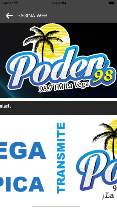 Poder 98 FM Screenshot