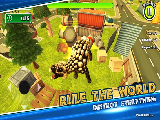 Screenshot #4 for Dino Simulator - City Rampage