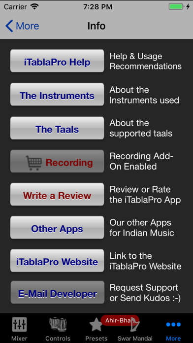 iTablaPro - Tabla Tanpura Player Screenshot 9