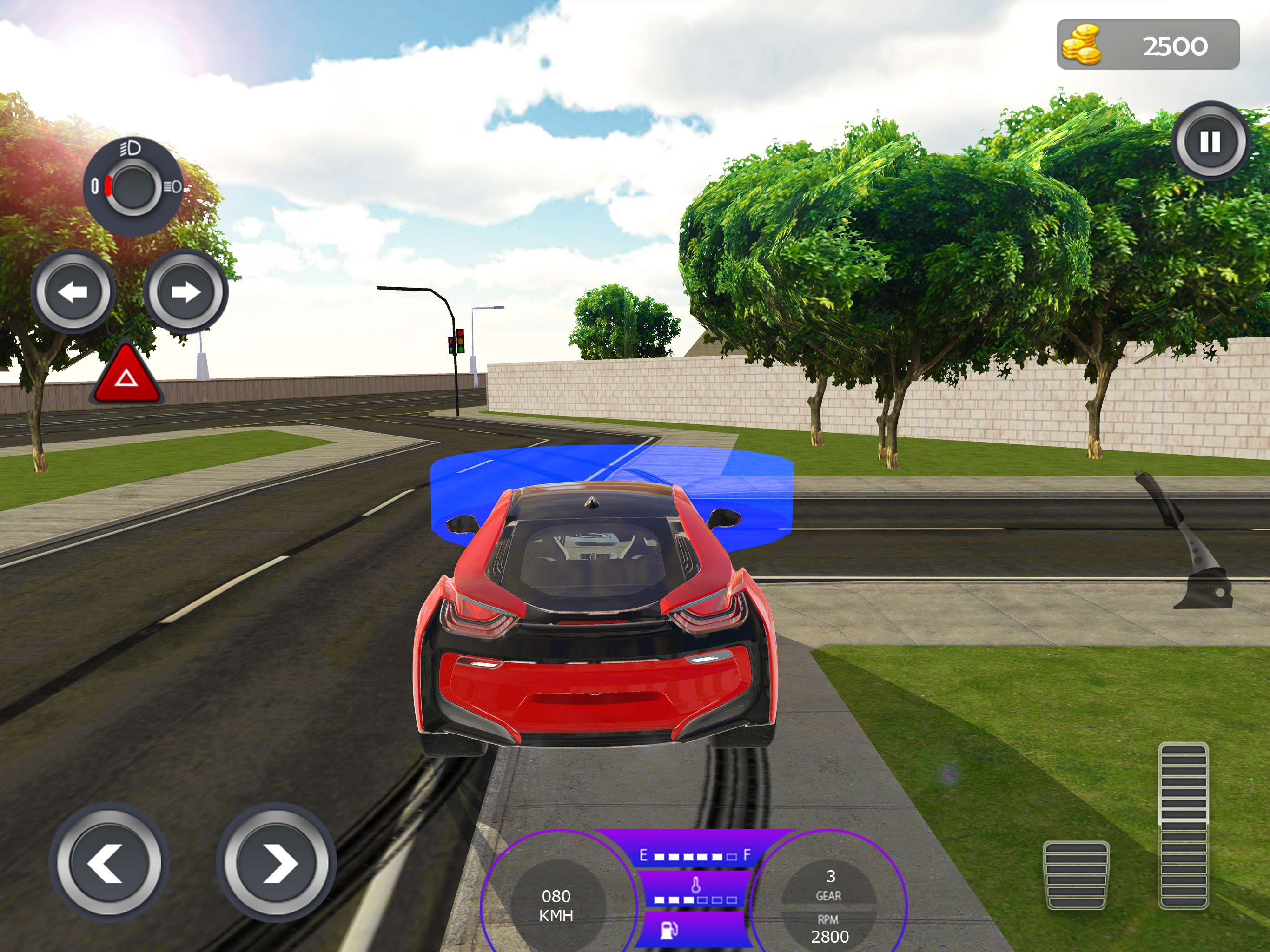 Modern City Traffic Car Drive