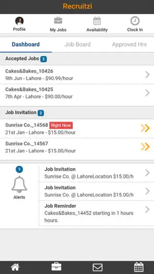 Recruitzi screenshot 1